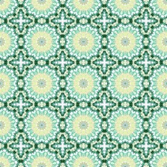 seamless wallpaper pattern with tea green, sea green and medium aqua marine colors. can be used for cards, posters, banner or texture fasion design