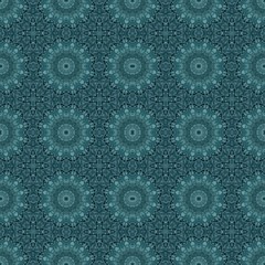seamless wallpaper pattern with dark slate gray, black and cadet blue colors. can be used for cards, posters, banner or texture fasion design