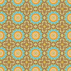 abstract peru, light blue and saddle brown seamless pattern. can be used for wallpaper, poster, banner or texture design