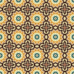 abstract dark slate gray, pale golden rod and brown seamless pattern. can be used for wallpaper, poster, banner or texture design