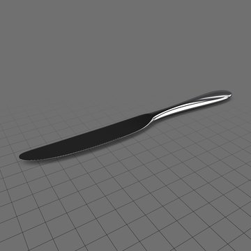 Metal butter knife