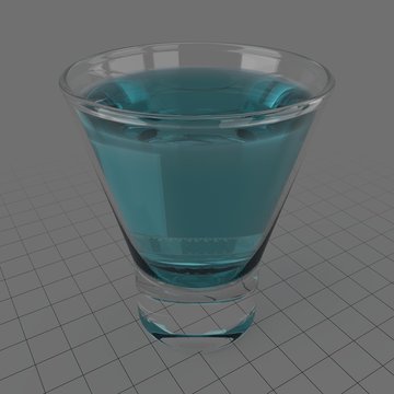 Glass of gin