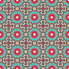 seamless wallpaper pattern with light sea green, light gray and crimson colors. can be used for cards, posters, banner or texture fasion design