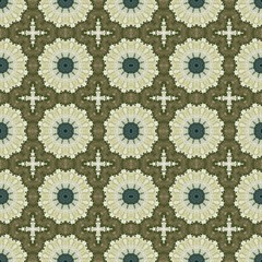 seamless wallpaper pattern with pastel gray, very dark green and dark olive green colors. can be used for cards, posters, banner or texture fasion design