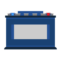 Vehicle accumulator auto battery vector icon symbol engie. Transport service sign flat element diagnostic tool