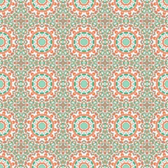 seamless wallpaper pattern with light gray, antique white and medium sea green colors. can be used for cards, posters, banner or texture fasion design