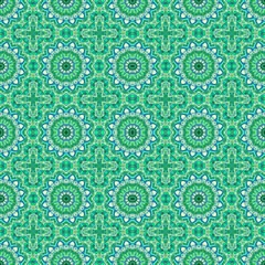 seamless wallpaper pattern with medium sea green, light sea green and tea green colors. can be used for cards, posters, banner or texture fasion design