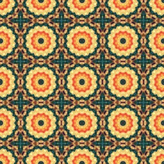 dark slate gray, sandy brown and sienna color pattern. abstract vintage decoration. graphic element for banner, cards, poster or creative fasion design