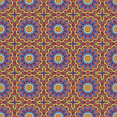 seamless wallpaper pattern with coffee, firebrick and dark khaki colors. can be used for cards, posters, banner or texture fasion design