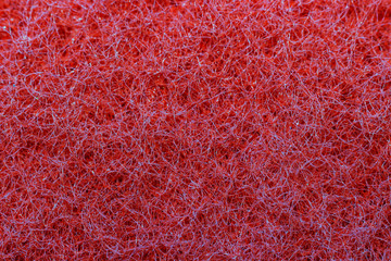 sponge for washing dishes photographed macro shooting