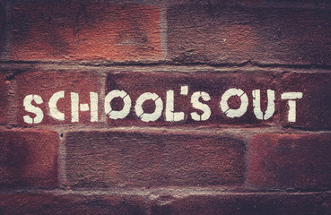 Schools Out Graffiti
