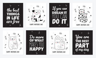 Happy Mother's Day postcard collection.