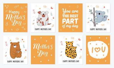 Happy Mother's Day postcard collection.