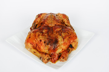 The roasted chicken for Easter celebration