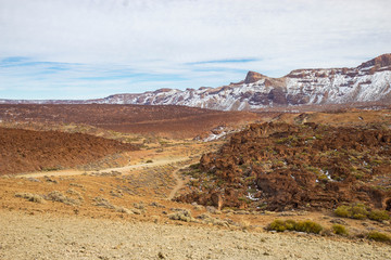 View of Teide National Park,  Tenerife, Canary Islands, Spain