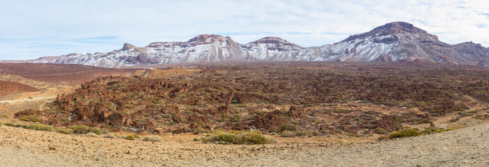 View of Teide National Park,  Tenerife, Canary Islands, Spain
