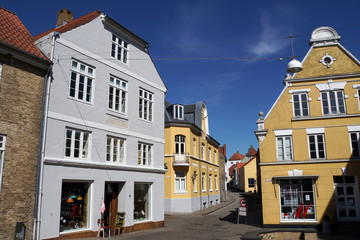 Fototapeta na wymiar Wohnhäuser in der historischen Altstadt