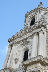 Fototapeta na wymiar façade église saint Melaine