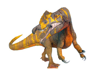 spinosaurus in white background and no shadows