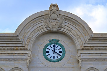 Watches on the streets, parks and city walls of Baku