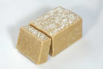 halva with coconut