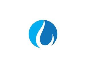 water drop Logo Template
