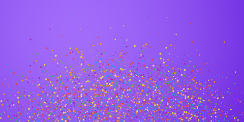 Festive confetti. Celebration stars. Rainbow confe