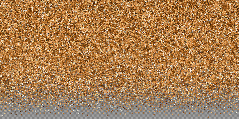 Red round gold glitter luxury sparkling confetti. 