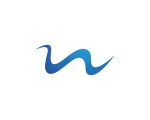 Water wave Logo Template