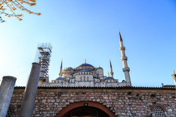 Fototapeta na wymiar Blue Mosque, Sultanahmet, Istanbul, Turkey