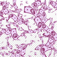European Union Euro notes falling. Random EUR bill
