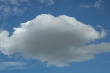 background with blue sky and clouds
