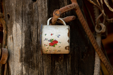 vintage house and garden decoration