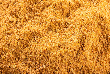 Grated raw unrefined cane sugar - Saccharum officinarum.