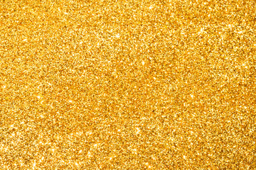 sparkle of golden glitter abstract background	