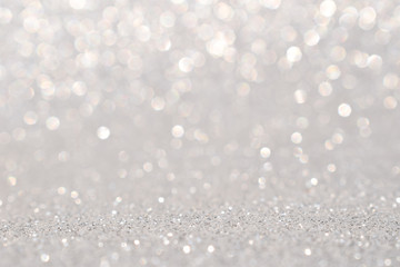 sparkle of silver glitter abstract background	