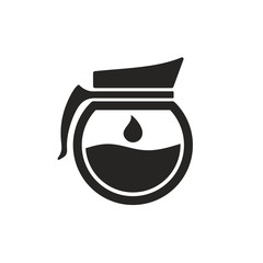 Design of coffee jar symbol