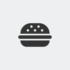 Burger icon vector