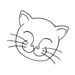 funny cat illustration