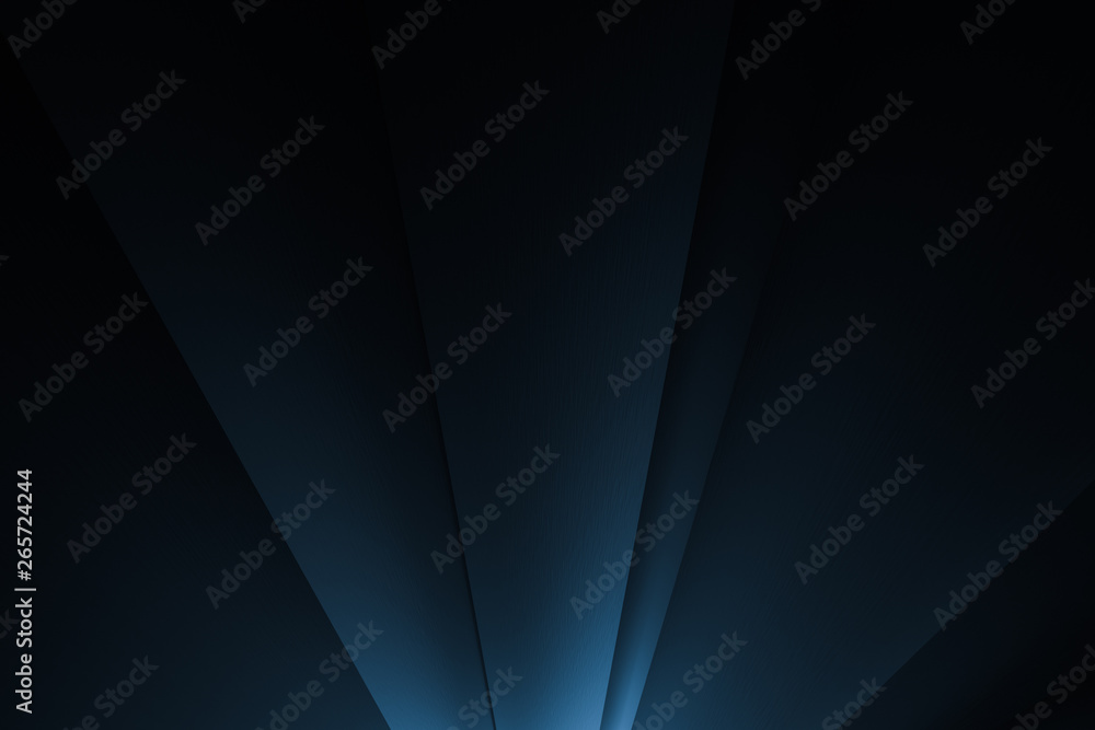 Aufkleber 3d rendering, dark background, cube bricks with light effect. computer digital background.