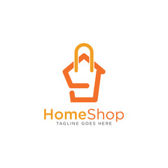 Home Shop Logo - Vector logo template