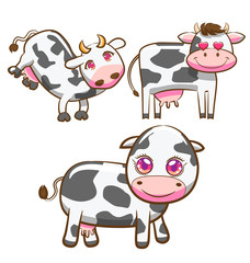 cow vector graphic design clipart