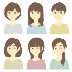 そばかすのある女性