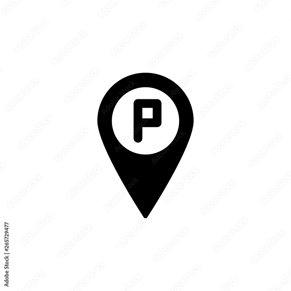 Poster location, placeholder icon. simple glyph, flat vector of location icons for ui and ux, website or mo