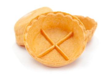 Empty baked tartlet