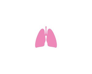Lung logo template vector icon