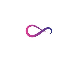 Infinity logo template vector icon