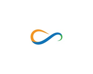Infinity logo template vector icon