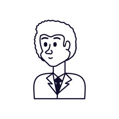 businessman elegant avatar character