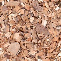 Seamless tiles of wooden cuttings.